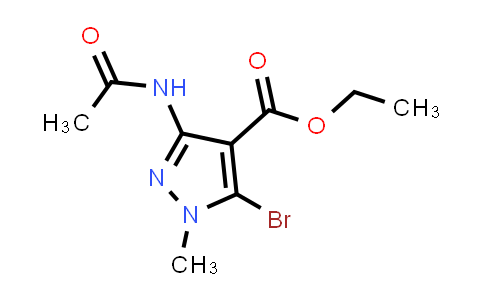 1017802-89-9 | Ethyl 3-acetamido-5-bromo-1-methyl-1H-pyrazole-4-carboxylate