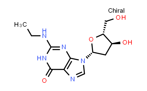 101803-03-6 | 2-(Ethylamino)-9-((2R,4S,5R)-4-hydroxy-5-(hydroxymethyl)tetrahydrofuran-2-yl)-1H-purin-6(9H)-one