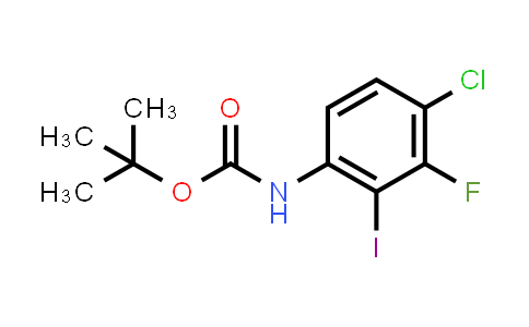 1018450-35-5 | tert-Butyl (4-chloro-3-fluoro-2-iodophenyl)carbamate