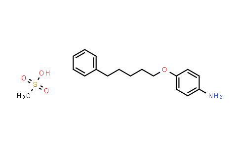101865-16-1 | 4-((5-Phenylpentyl)oxy)aniline methanesulfonate