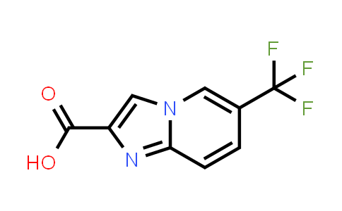 CAS No. 1018828-69-7, 6-(Trifluoromethyl)imidazo[1,2-a]pyridine-2-carboxylic acid