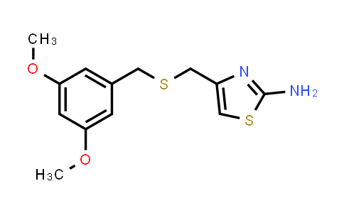 CAS No. 1019111-59-1, 4-(((3,5-Dimethoxybenzyl)thio)methyl)thiazol-2-amine