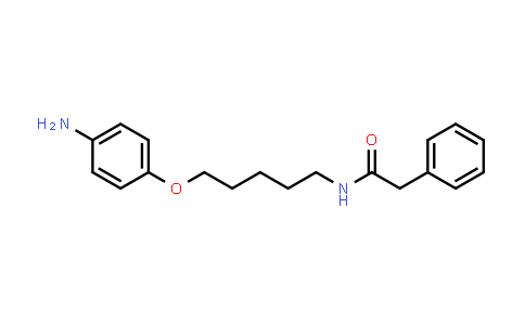 CAS No. 102008-47-9, N-(5-(4-Aminophenoxy)pentyl)-2-phenylacetamide