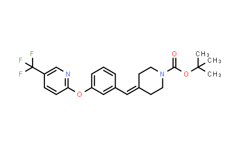 1020325-45-4 | tert-Butyl 4-(3-((5-(trifluoromethyl)pyridin-2-yl)oxy)benzylidene)piperidine-1-carboxylate