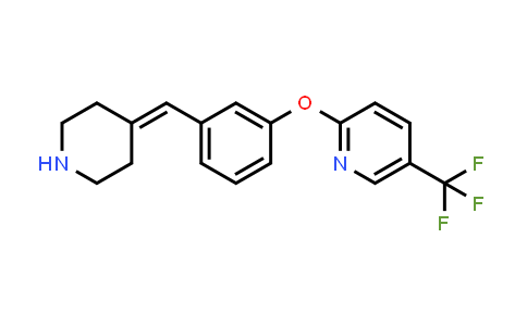 CAS No. 1020336-04-2, 2-(3-(Piperidin-4-ylidenemethyl)phenoxy)-5-(trifluoromethyl)pyridine