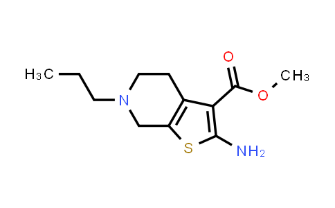 1021014-97-0 | Methyl 2-amino-6-propyl-4,5,6,7-tetrahydrothieno[2,3-c]pyridine-3-carboxylate