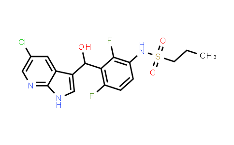 1021854-28-3 | N-(3-((5-chloro-1H-pyrrolo[2,3-b]pyridin-3-yl)(hydroxy)methyl)-2,4-difluorophenyl)propane-1-sulfonamide