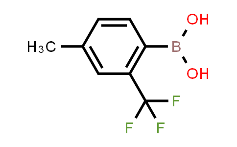 CAS No. 1021860-94-5, [4-Methyl-2-(trifluoromethyl)phenyl]boronic acid