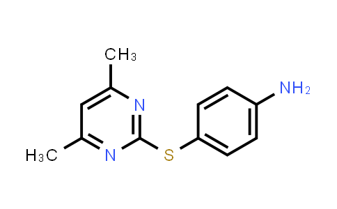 102243-12-9 | 4-((4,6-Dimethylpyrimidin-2-yl)thio)aniline