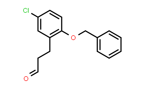 1022905-61-8 | Benzenepropanal, 5-chloro-2-(phenylmethoxy)-