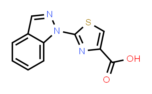 1023299-41-3 | 2-(1H-Indazol-1-yl)thiazole-4-carboxylic acid