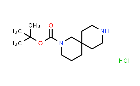 1023301-88-3 | 2,9-Diazaspiro[5.5]undecane-2-carboxylic acid, 1,1-dimethylethyl ester, (Hydrochloride) (1:1)