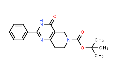 1023953-57-2 | tert-Butyl 4-oxo-2-phenyl-3,4,7,8-tetrahydropyrido[4,3-d]pyrimidine-6(5H)-carboxylate