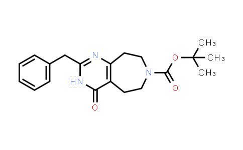 CAS No. 1023953-97-0, tert-Butyl 2-benzyl-4-oxo-3H,4H,5H,6H,7H,8H,9H-pyrimido[4,5-d]azepine-7-carboxylate