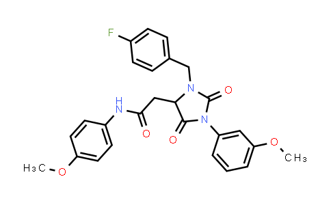 1024611-97-9 | 4-Imidazolidineacetamide, 3-[(4-fluorophenyl)methyl]-1-(3-methoxyphenyl)-N-(4-methoxyphenyl)-2,5-dioxo-