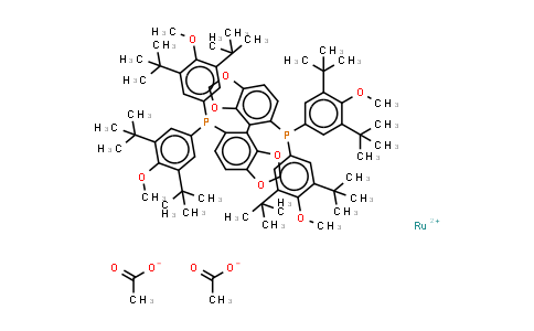 1025476-84-9 | Diacetato{(S)-(+)-5,5'-bis[di(3,5-di-t-butyl-4-methoxyphenyl)phosphino]-4,4'-bi-1,3-benzodioxole}ruthenium(II)