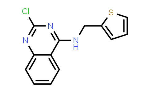 CAS No. 1026287-65-9, 2-chloro-N-(thiophen-2-ylmethyl)quinazolin-4-amine