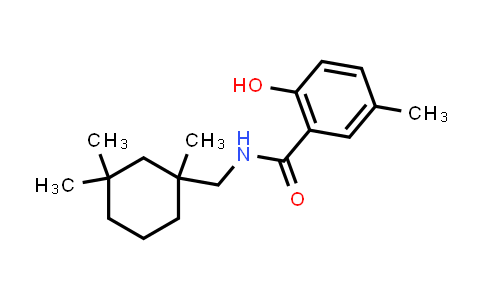 CAS No. 1026926-30-6, 2-Hydroxy-5-methyl-N-((1,3,3-trimethylcyclohexyl)methyl)benzamide