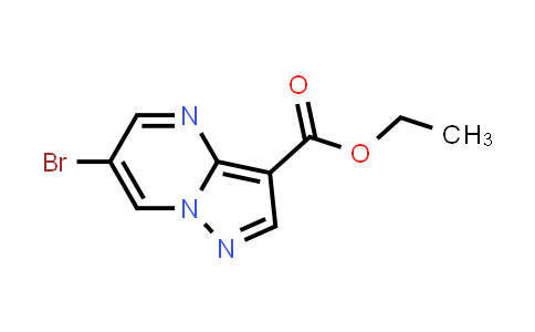 CAS No. 1027511-41-6, Ethyl 6-bromopyrazolo[1,5-a]pyrimidine-3-carboxylate
