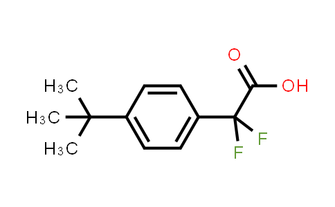 CAS No. 1027514-14-2, 2-(4-(tert-Butyl)phenyl)-2,2-difluoroacetic acid