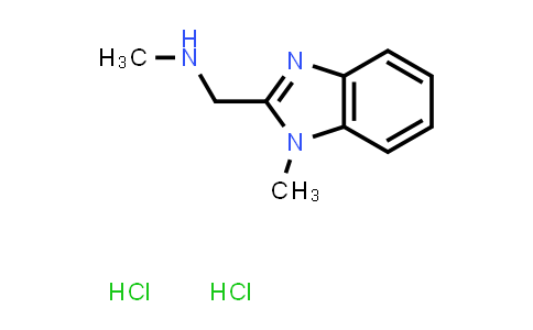CAS No. 102880-53-5, N-Methyl-1-(1-methyl-1H-benzo[d]imidazol-2-yl)methanamine dihydrochloride