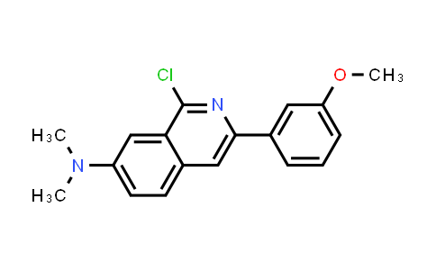 1029009-59-3 | 1-Chloro-3-(3-methoxyphenyl)-N,N-dimethylisoquinolin-7-amine