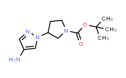 1029413-53-3 | tert-Butyl 3-(4-amino-1H-pyrazol-1-yl)pyrrolidine-1-carboxylate