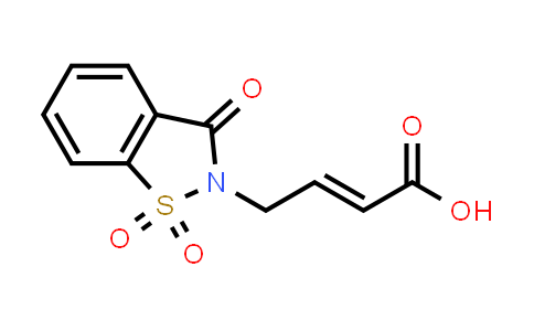 10295-14-4 | 4-(1,1-Dioxido-3-oxo-1,2-benzisothiazol-2(3H)-yl)but-2-enoic acid