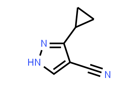 1029633-63-3 | 3-Cyclopropyl-1H-pyrazole-4-carbonitrile