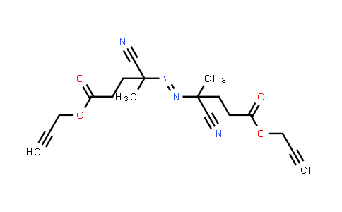 1029945-77-4 | Di(prop-2-yn-1-yl) 4,4'-(diazene-1,2-diyl)bis(4-cyanopentanoate)
