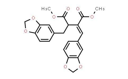 MC503135 | 103001-05-4 | Butanedioic acid, (1,3-benzodioxol-5-ylmethyl)(1,3-benzodioxol-5-ylmethylene)-, dimethyl ester, (E)-