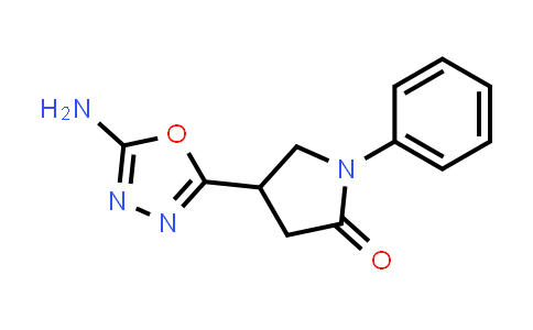 1030103-68-4 | 4-(5-Amino-1,3,4-oxadiazol-2-yl)-1-phenylpyrrolidin-2-one