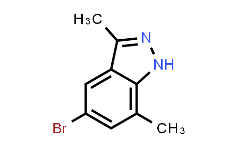 CAS No. 1031417-71-6, 5-Bromo-3,7-dimethyl-1H-indazole