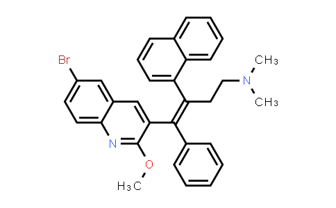 1032468-55-5 | (Z)-4-(6-Bromo-2-methoxyquinolin-3-yl)-N,N-dimethyl-3-(naphthalen-1-yl)-4-phenylbut-3-en-1-amine