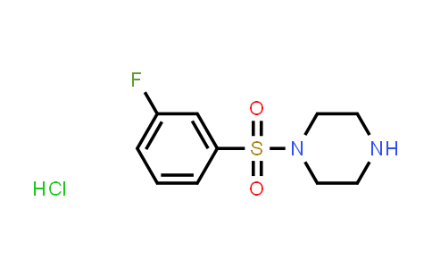 1032758-01-2 | 1-((3-Fluorophenyl)sulfonyl)piperazine hydrochloride