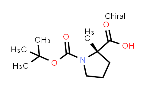 103336-06-7 | (S)-1-(tert-Butoxycarbonyl)-2-methylpyrrolidine-2-carboxylic acid