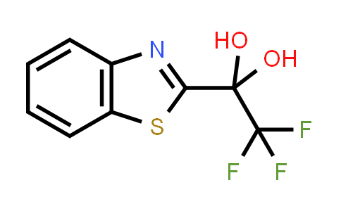 CAS No. 1033591-96-6, 1-(1,3-Benzothiazol-2-yl)-2,2,2-trifluoroethane-1,1-diol