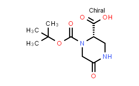 1033713-11-9 | (S)-1-(tert-Butoxycarbonyl)-5-oxopiperazine-2-carboxylic acid