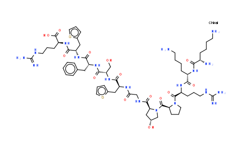 MC503372 | 103412-40-4 | LYS-LYS-(HYP3,Β-(2-THIENYL)-ALA5·8,D-PHE7)-BRADYKININ