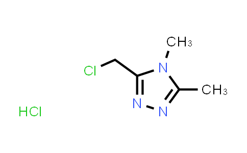 CAS No. 1034197-53-9, 3-(Chloromethyl)-4,5-dimethyl-4H-1,2,4-triazole hydrochloride