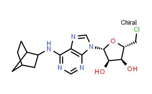CAS No. 103626-26-2, N-Bicyclo[2.2.1]hept-2-yl-5'-chloro-5'-deoxyadenosine