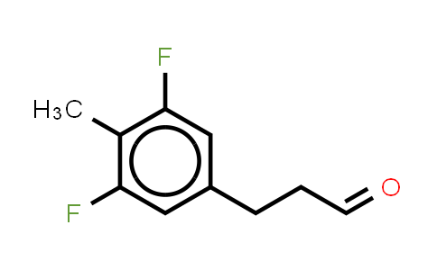 CAS No. 1036396-21-0, Benzenepropanal, 3,5-difluoro-4-methyl- (or 3-(3,5-Difluoro-4-methylphenyl)propionaldehyde )