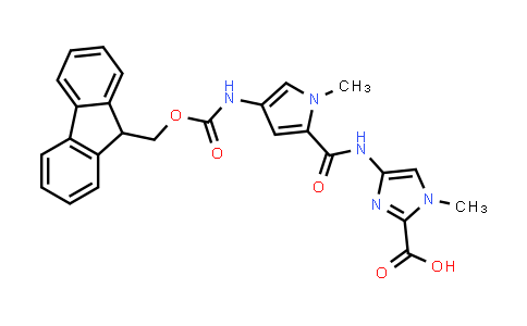 1040393-13-2 | 4-(4-((((9H-Fluoren-9-yl)methoxy)carbonyl)amino)-1-methyl-1H-pyrrole-2-carboxamido)-1-methyl-1H-imidazole-2-carboxylic acid
