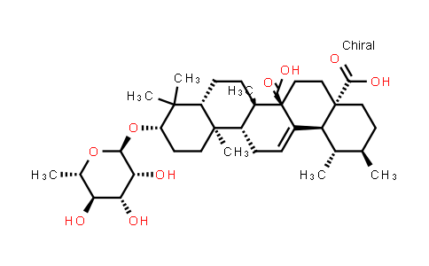 CAS No. 104055-76-7, alpha-L-Rhamnoquinovic acid