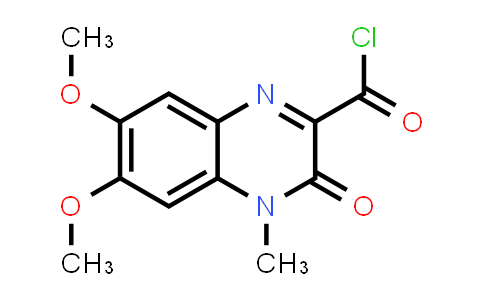 104077-15-8 | 6,7-Dimethoxy-4-methyl-3-oxo-3,4-dihydroquinoxaline-2-carbonyl chloride