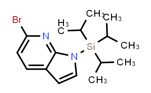CAS No. 1041181-58-1, 1H-Pyrrolo[2,3-b]pyridine, 6-bromo-1-[tris(1-methylethyl)silyl]-