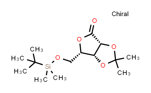 CAS No. 1044813-00-4, (3aR,6S,6aR)-6-(((tert-butyldimethylsilyl)oxy)methyl)-2,2-dimethyldihydrofuro[3,4-d][1,3]dioxol-4(3aH)-one