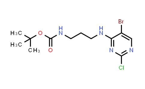 1046784-89-7 | (3-((5-Bromo-2-chloro-4-pyrimidinyl)amino)propyl)-carbamic acid tert-butyl ester