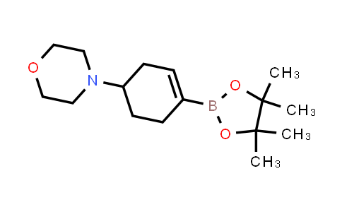 CAS No. 1046793-56-9, 4-(4-(4,4,5,5-Tetramethyl-1,3,2-dioxaborolan-2-yl)cyclohex-3-en-1-yl)morpholine