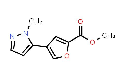 1047628-46-5 | 2-Furancarboxylic acid, 4-(1-methyl-1H-pyrazol-5-yl)-, methyl ester